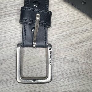 Carhartt Black Genuine US Cowhide Leather Work Belt - Men's Size 40
